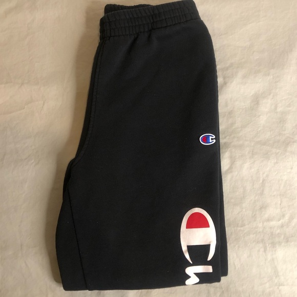 Kid's Large (L) Black Champion Sweatpant - Picture 2 of 5